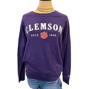 CLEMSON UNIVERSITY League Sweatshirt Collegiate Gameday Football size S NCAA